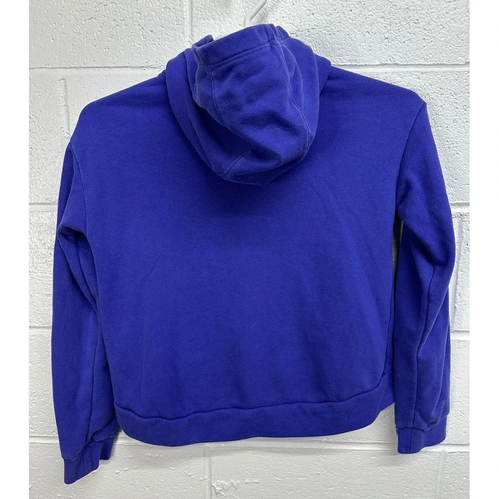 Nike Rush Blue‎ Pullover Fleece Hoodie Swoosh Logo Teen's Size X-Large